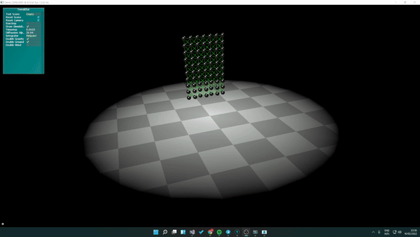 Mass-Spring system with Heat Diffusion