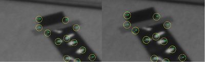 Example of stereo matching with Optical Flow
